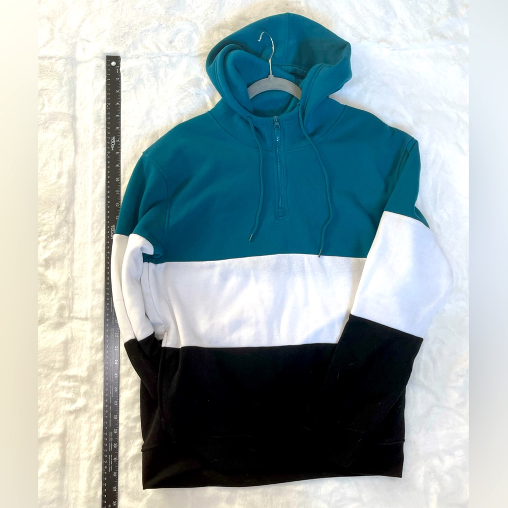 Brooklyn Cloth- Men’s M - 3 quarters zip up - pullover Hoodie